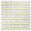 Catania Stripe Voile, Powder Cream - Roman Blind